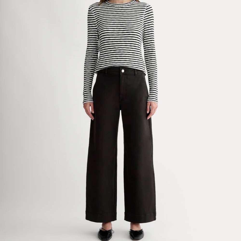 NWOT Women’s Everlane black chino Pants